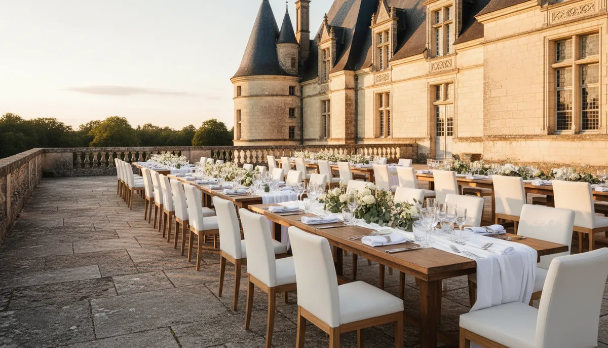 Château à louer pour un mariage : sélection, tarifs et réservation