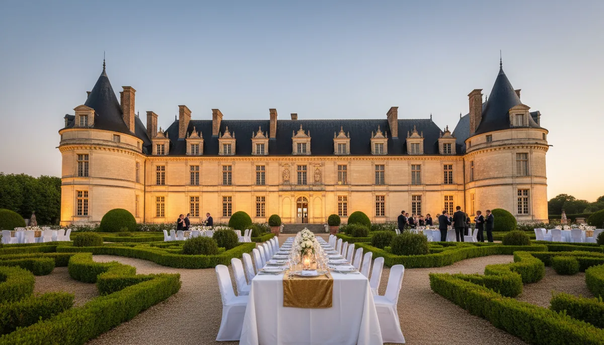 Location de châteaux pour un mariage : prix, régions et réservation